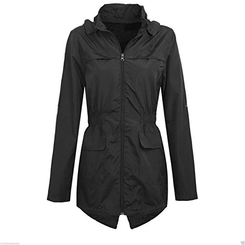Womens Hooded Mac Light Showerproof Rain Jacket – CoatsPlus